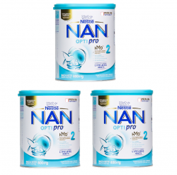 Combo 3 hộp sữa Nan Nga số 2 (800g)
