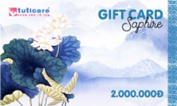 Thẻ Tuti Gift Card Saphire 2,000,000đ - Quà tặng ý nghĩa cho người thân yêu