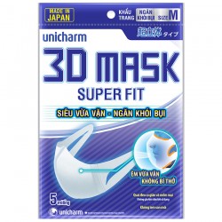 Khẩu trang Unicharm 3D Mask ngăn khói bụi
