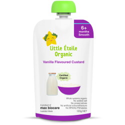 Thực phẩm dinh dưỡng hữu cơ Little Étoile Organic Vị Vanilla Custard