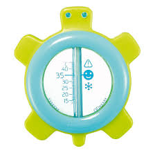 Bebeconfort - Nhiệt kế đo nước tắm hình rùa màu xanh