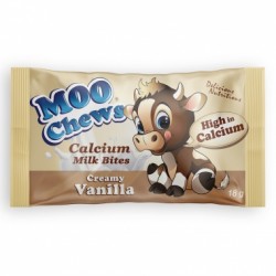 Viên sữa bổ sung Canxi  Moo chews – Vị Vanila