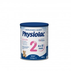Sữa bột Physiolac 2 - 400gr (Dành cho trẻ từ 6 - 12 tháng tuổi)