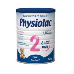 Sữa bột Physiolac 2 - 900gr (Dành cho trẻ từ 6 - 12 tháng tuổi)