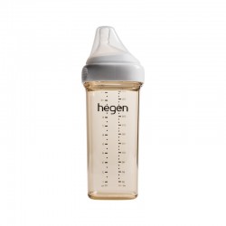 Bình sữa Hegen PPSU 330ml và núm ti size L dành cho bé trên 6 tháng tuổi