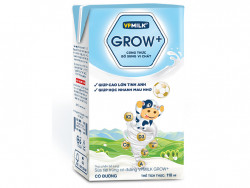 VPMilk -Sữa tiệt trùng có đường Grow 1 hộp 110ml