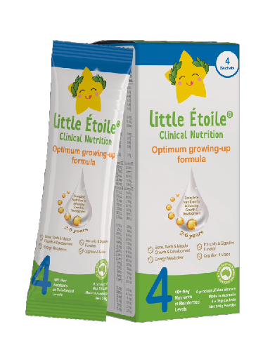 Sữa bột Little Etoile số 4 growing - up formula hộp 4 gói x 35gr