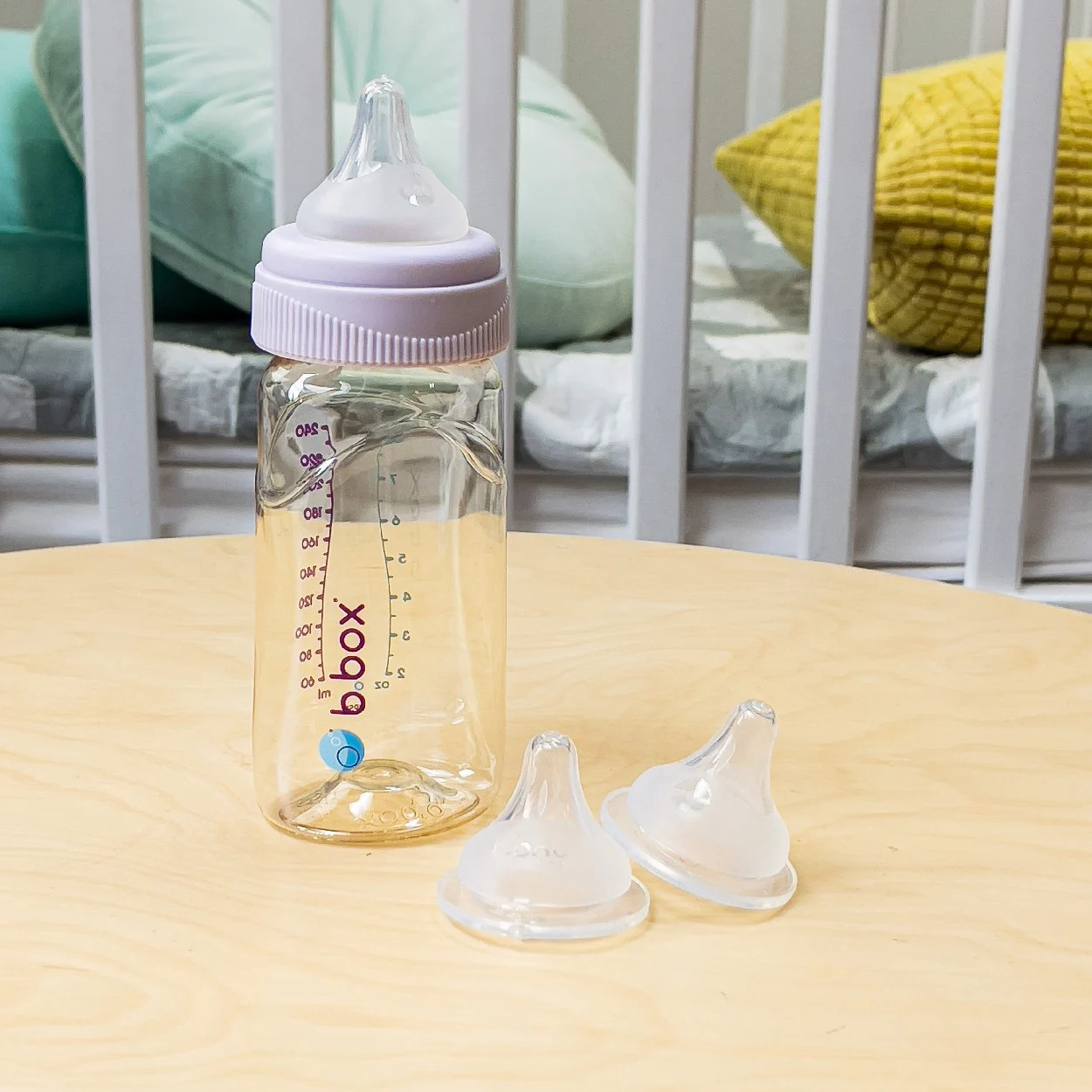 Bbox - Teal Stage 2 Núm ti thay thế bình sữa B.Box cho bé (3-6 tháng)