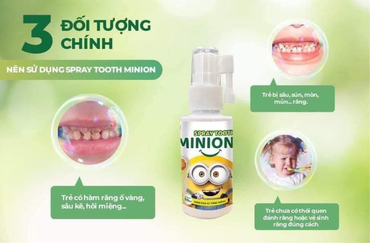 Xịt răng miệng Minion 50ml