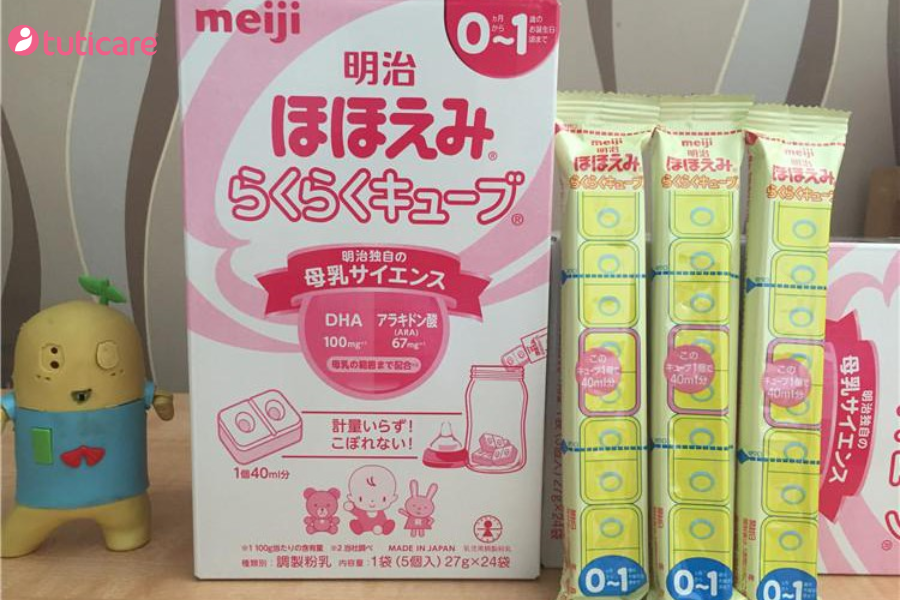 Sữa Meiji 0 1 dạng thanh có gì mà được nhiều mẹ lựa chọn như vậy? 